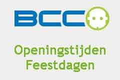 BCC Openingstijden Tweede Kerstdag Oudjaarsdag en Nieuwjaarsdag Logo