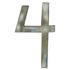 Vt wonen Muurornament metaal cijfer 4 Logo