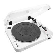 Platenspeler Lenco L-85 Geel Grijs Groen of Wit Sfeerfoto (2)