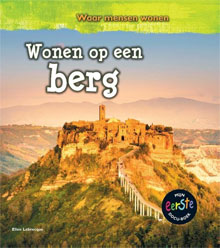 Wonen op een berg Kinderboek Waar mensen wonen Logo Wonen op een berg Kinderboek Waar mensen wonen Logo