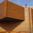 Gevelbekleding van hout